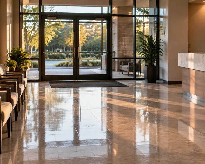 Commercial building serviced by 360 Cleaning NC